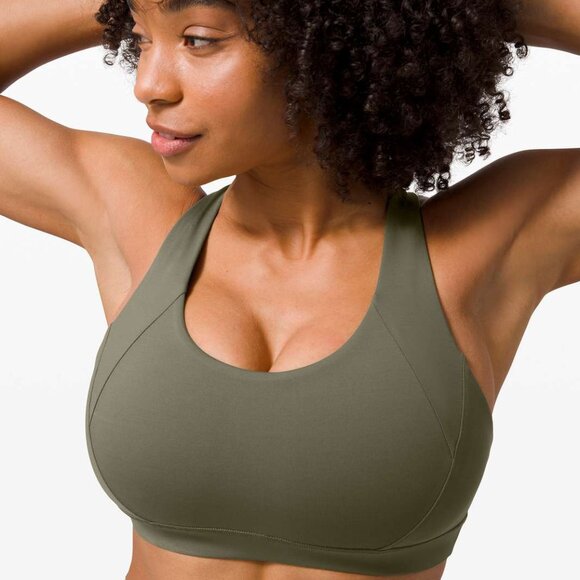 Lululemon Free To Be Elevated Bra *Light Support, DD/E Cup Army Green | 2 - Picture 7 of 9